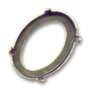 Serti griffe pour cabochon PureCrystal 4127 39x28 mm bronze