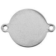 Intercalaire rond 2 anneaux 24.8x18 mm en Acier inox x1|raw }}
