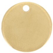 Sequin rond 12 mm - médaille à graver en Acier inoxydable 304 Doré x1|raw }}