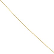 Chaîne maille boule 1.6 mm en Acier inoxydable 304 Doré x1m|raw }}