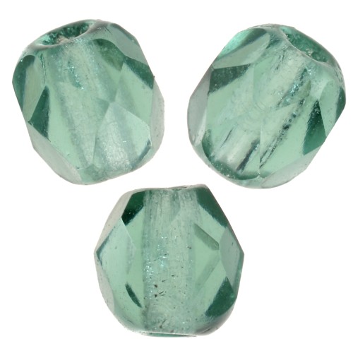 Facettes 4 mm Prairie Green x50