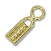 Embouts à serrer pour fil cablé doré x10|raw }}