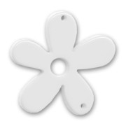Fleur intercalaire 58 mm Blanc x1