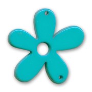 Fleur intercalaire 58 mm Dark Turquoise x1|raw }}