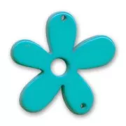Fleur intercalaire 58 mm Dark Turquoise x1