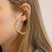 Perles rondes - 2 mm en Argent 925 Doré à l'or fin x100