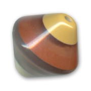 Toupie 20 mm feuilleté Brun x1|raw }}