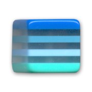 Cube 15 mm feuilleté Bleu x1