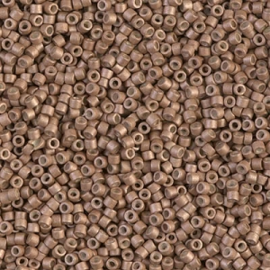 Miyuki Delica 11/0 DB1162 - Mat Galvanized Champagne x8g