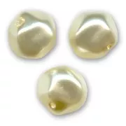 Perles baroques irrégulières nacrées 10 mm - Cream x15