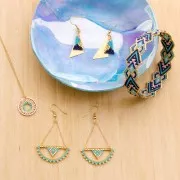 Kit Bijoux Tissage perles Miyuki Delica - Mystic Galaxy