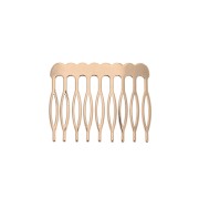 Petite barrette peigne pour cheveux à décorer, customiser 23x29 mm - Doré rose x1