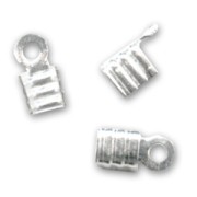 Pince lacet plat 4 mm en Argent 925 x10|raw }}