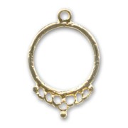 Intercalaire impérial 6 rangs 40 mm doré à l'or fin x1|raw }}