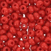 Preciosa Perles rocailles 7/0 3.5 mm - Opaque Red x20g|raw }}