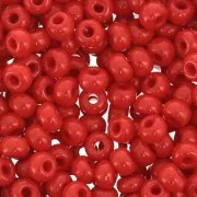 Preciosa Perles rocailles 7/0 3.5 mm - Opaque Red x20g