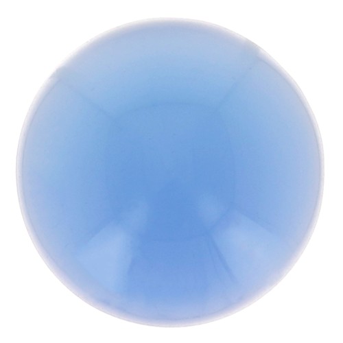 Cabochon rond 12 mm - Agate Bleue x1