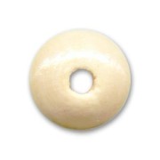 Rondelles en bois verni 13x6 mm Naturel x20|raw }}