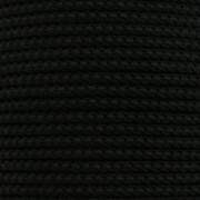 Cordon en polyester tressé 2 mm - Noir x1m