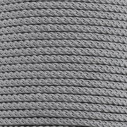 Cordon en polyester tressé 2 mm - Gris x1m|raw }}