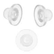 Protection pour clips d'oreilles 7 mm en silicone x10