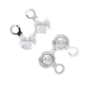 Cache noeuds 5.6 mm avec anneau - Fabrication européenne en Argent 925 x5