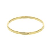 Bague martelée Taille 54 en Gold filled (or laminé)  x1|raw }}