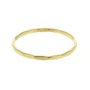 Bague martelée Taille 54 en Gold filled (or laminé)  x1