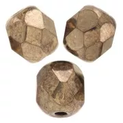 Facettes 5 mm Gold Bronze x50