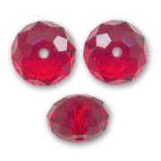 Ronde aplatie PureCrystal 5040 6 mm Light Siam x1