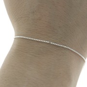 Chaîne maille Vénitienne 1 mm en Argent 925 x50cm