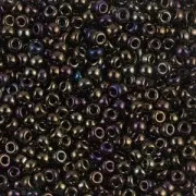 Rocaille Miyuki 15/0 458 - Metallic Brown Iris x8g