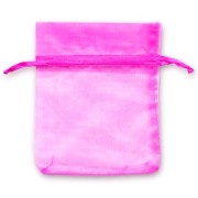 Sachets Organza 85x120 mm Fuchsia x20|raw }}