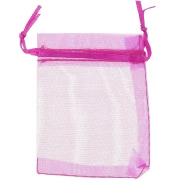Sachets Organza 100x120 mm Fuchsia x20