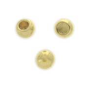Embouts boule de finition pour cordon 2 mm - Doré à l'or fin x10|raw }}