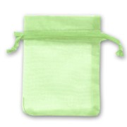 Sachets Organza 50x70 mm Chrysolite x20|raw }}