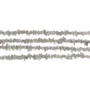 Perles chips 3 - 5 mm en pierre gemme - Labradorite x85 cm