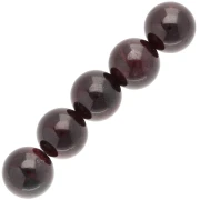 Perles rondes Grenat 8 mm x5