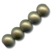 Boules 8x6.5 mm bronze x20