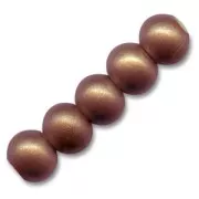 Boules 8x6.5 mm cuivré vieilli x20