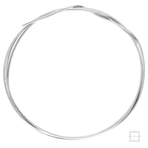 Fil semi dur - recuit - Argent 925 carré 1 mm x 1 m