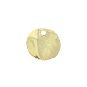 Sequins pastilles froissés 6 mm - Doré à l'or fin x10|raw }}