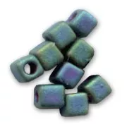 Cubes Miyuki 1.8 mm SB18-2064 - Blue Green Iris Met Mat x10g