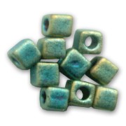 Cubes Miyuki 1.8 mm SB18-2008 - Mat Metallic Patina Iris x10g|raw }}