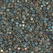 Cubes Miyuki 1.8 mm SB18-2008 - Mat Metallic Patina Iris x10g