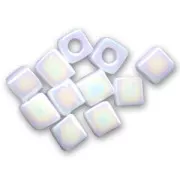 Cubes Miyuki 1.8 mm SB18-0471 - Opaque White AB x10g