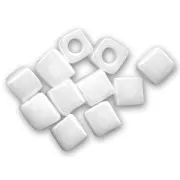 Cubes Miyuki 1.8 mm SB18-0402 - Opaque White x10g