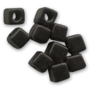 Cubes Miyuki 1.8 mm SB18-0401F - Opaque Black Mat x10g