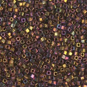 Cubes Miyuki 1.8 mm SB18-0462 - Metallic Gold Iris x10g