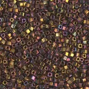 Cubes Miyuki 1.8 mm SB18-0462 - Metallic Gold Iris x10g